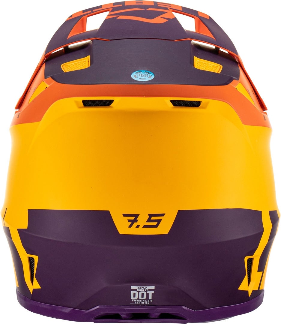 Leatt 7.5 Tricolor Capacete de Motocross com Óculos Laranja M (57/58) Figura 6