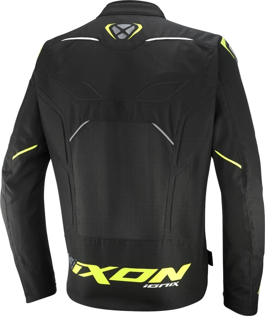 Ixon Ionix Motorcycle Textile Jacket black/yellow XXL Figure 2