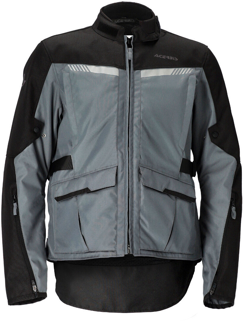 Acerbis X-Trail Motorcycle Textile Jacket black/grey XXL Figure 5
