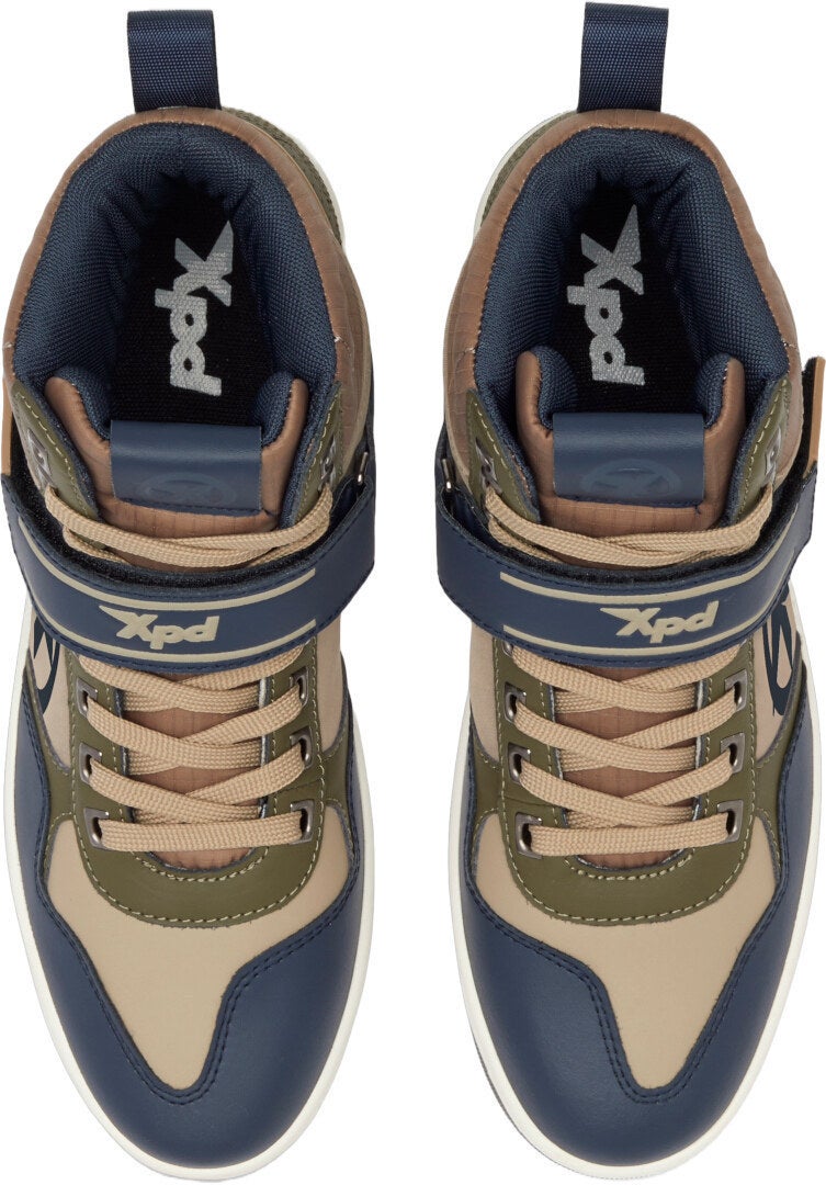 XPD Moto Pro Chaussures de moto beige/bleu/vert 43 Figure 3
