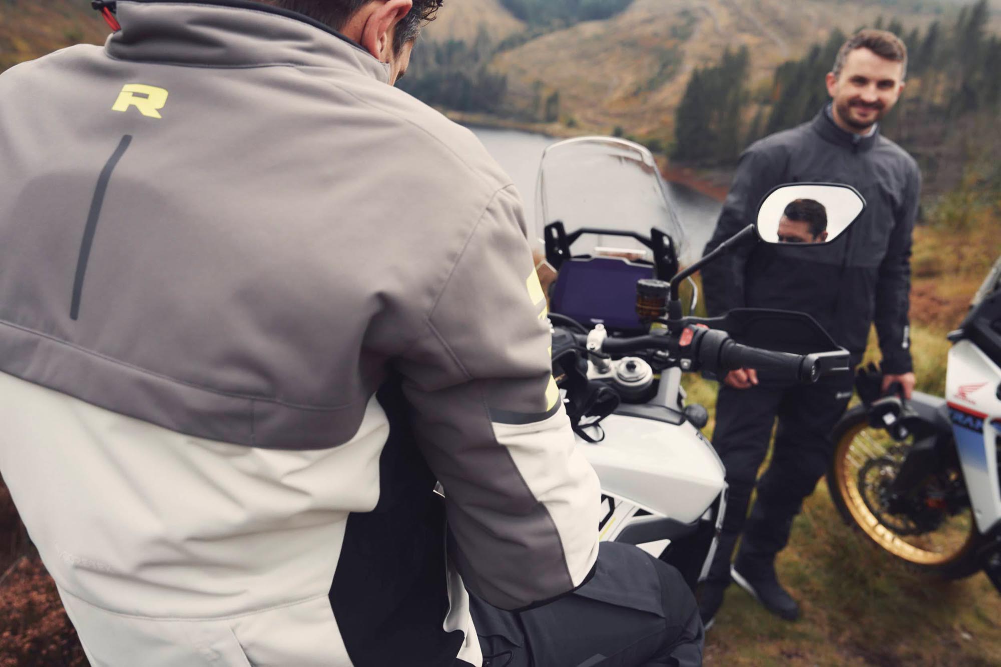 Richa Orion GTX nepromokavá motocyklová textilní bunda šedá/žlutá S Obrázek 18