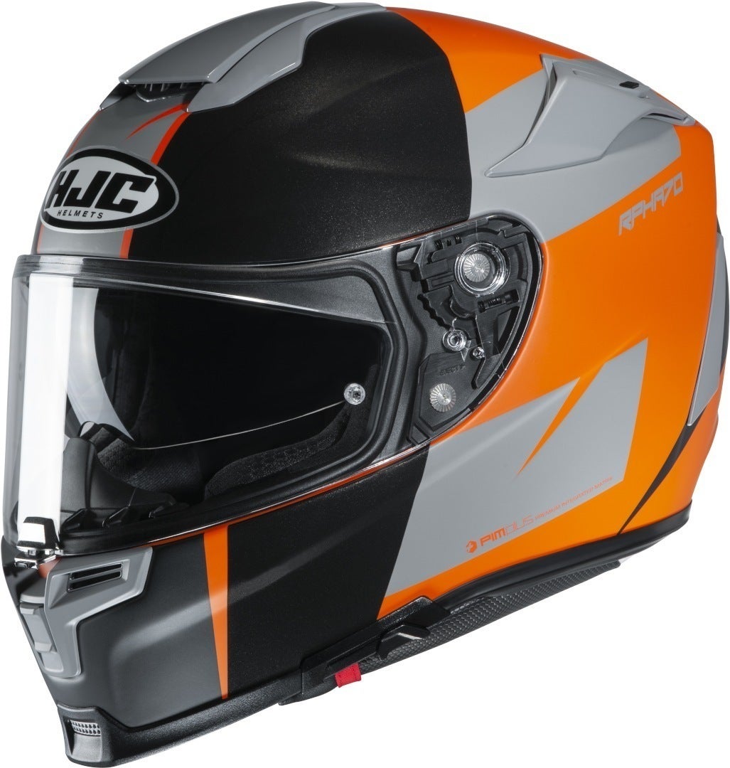 HJC RPHA 70 Terika Helm schwarz/orange S (55/56) Abbildung 1