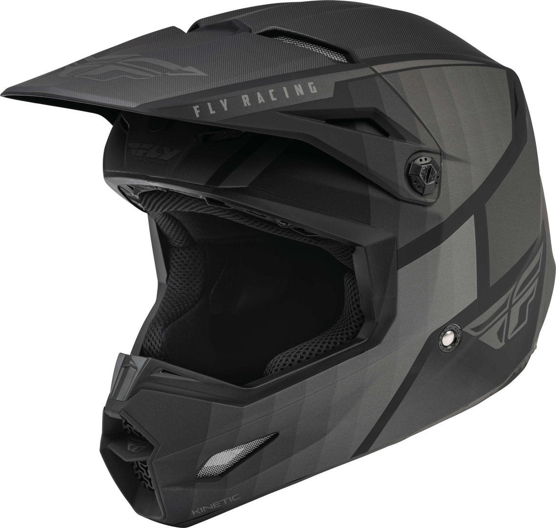 Fly Racing Kinetic Drift Capacete de Motocross preto/cinza L (59/60) Figura 4