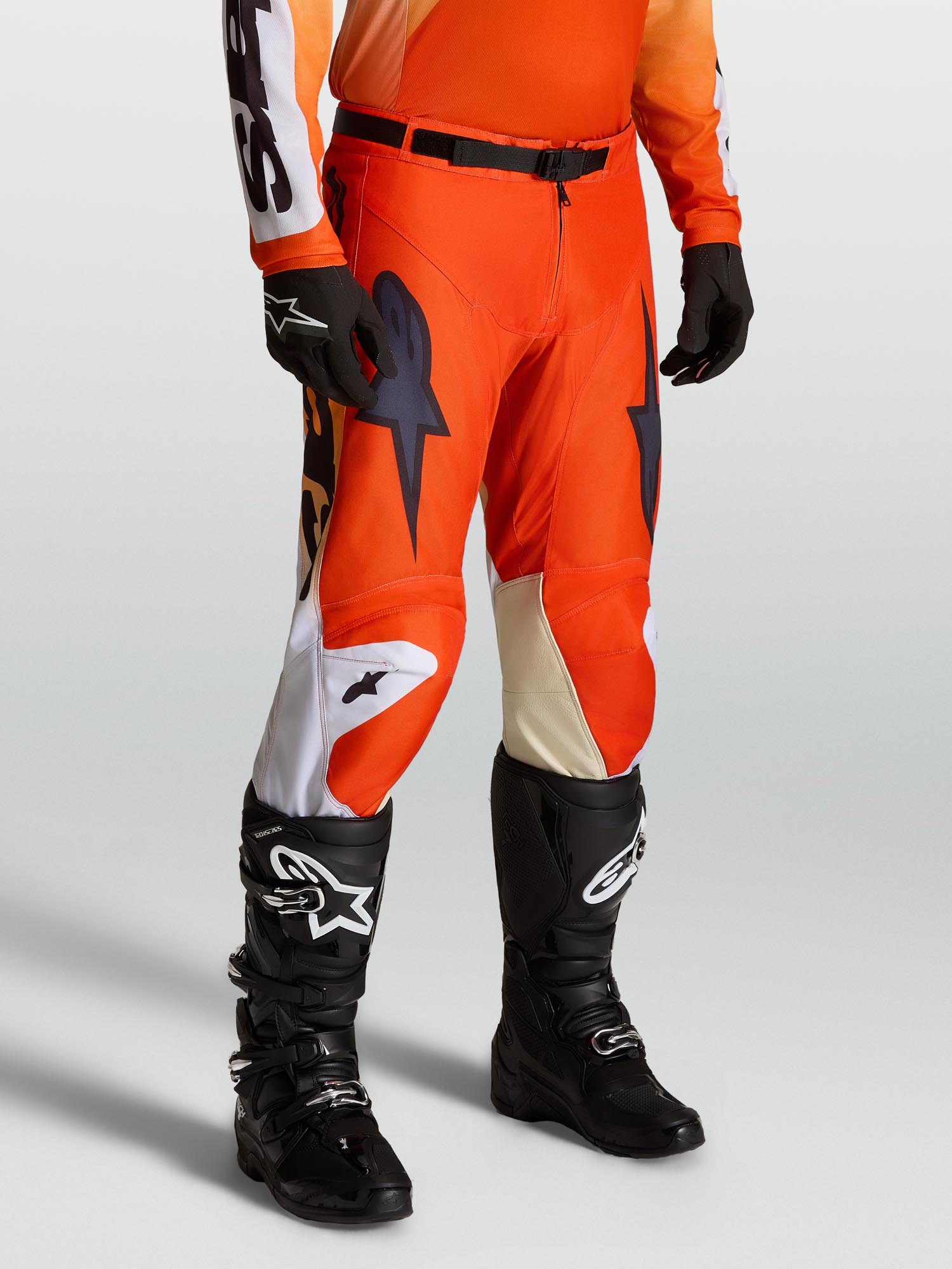 Alpinestars Racer Amber Motocross Hose orange/schwarz 38 Abbildung 4