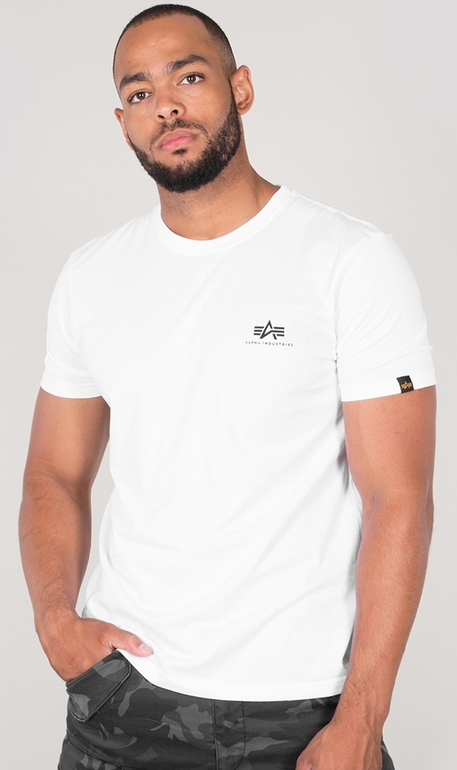 Alpha Industries Basic T Small Logo T-shirt Branco M Figura 1