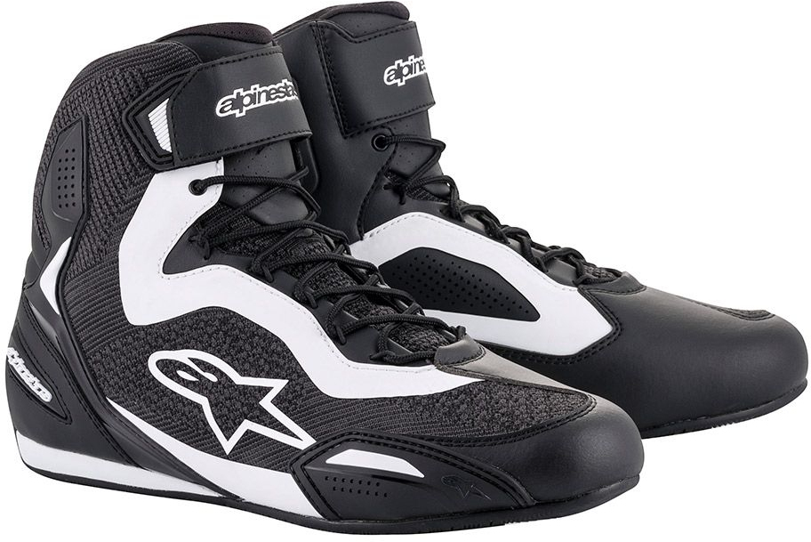 Alpinestars Faster 3 Rideknit Pantofi de motocicletă alb/negru 11,5 (45) Figura 1