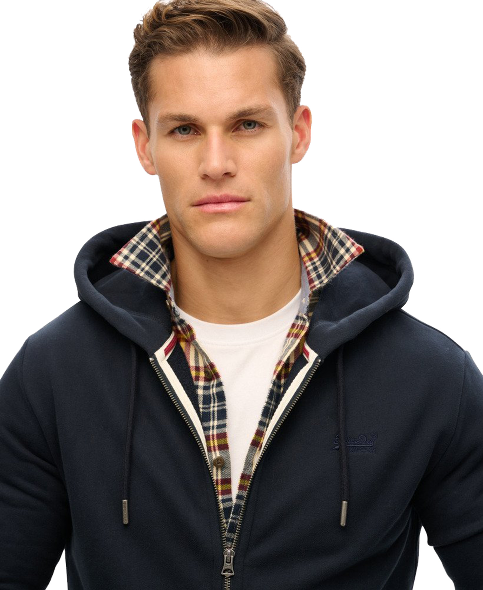Superdry & Co Essential Logo Zip-hoodie Marineblauw L Figuur 4