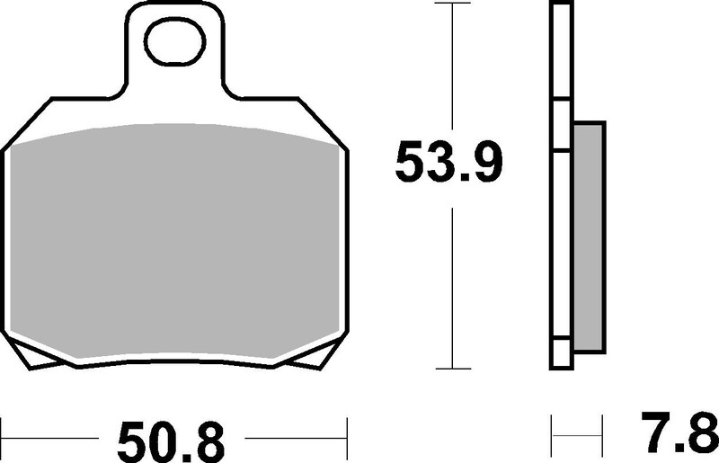 Brembo S.p.A. Kolkeramiska bromsbelägg - 07BB20CC Figur 1