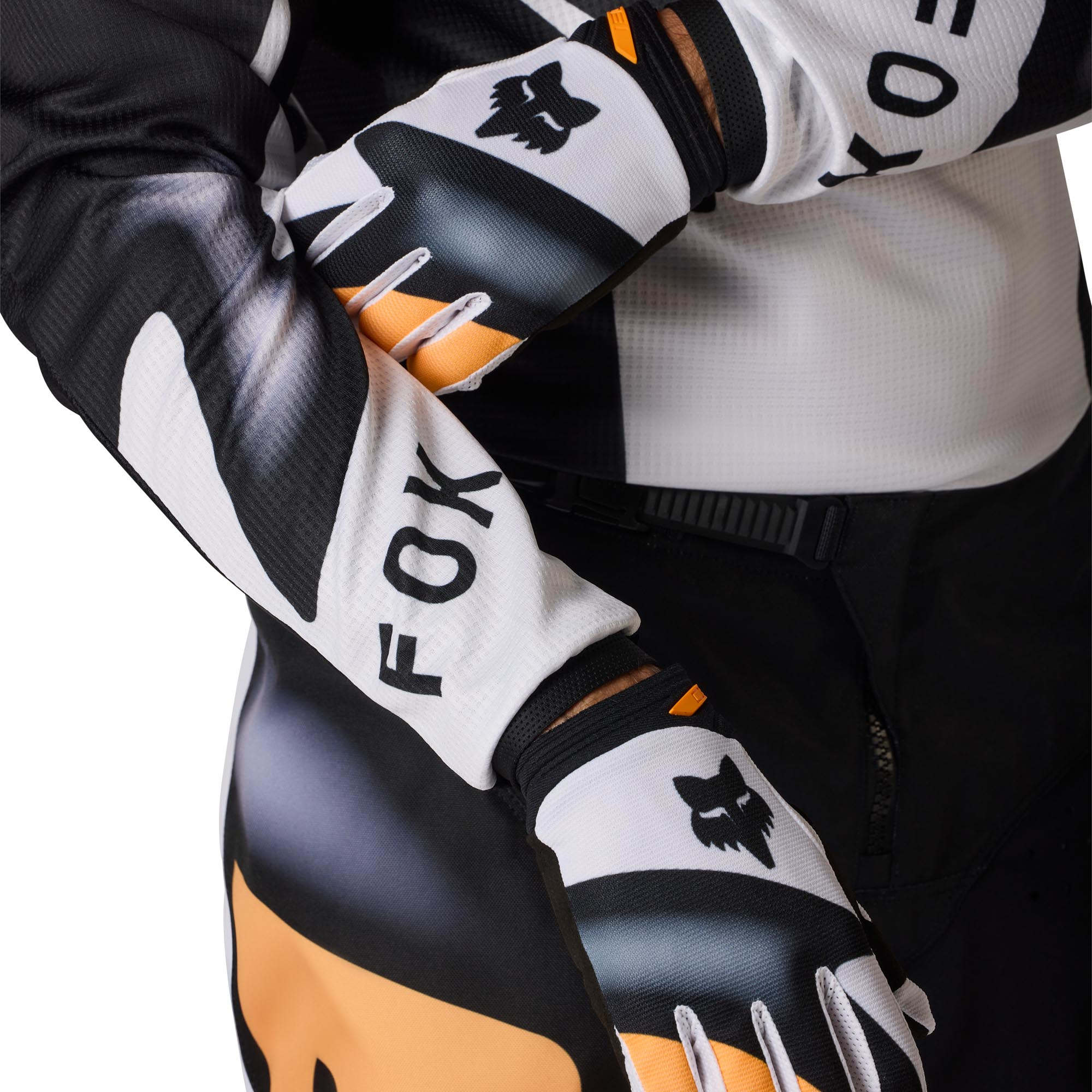 FOX 180 Noble Maglia Motocross nero/bianco/arancione M Figura 5