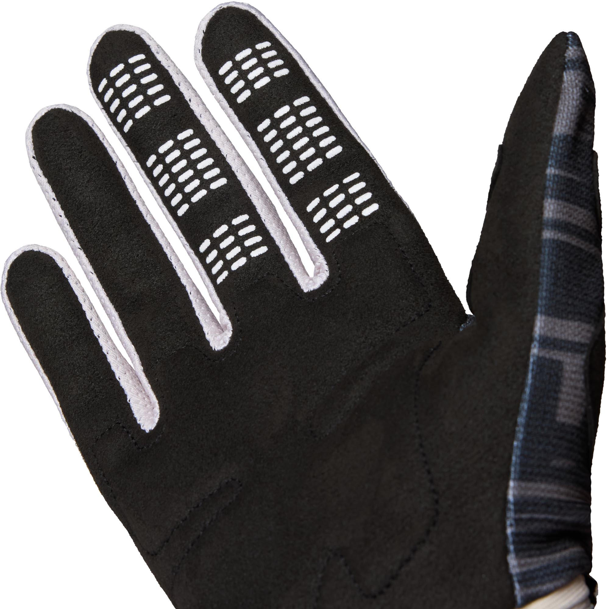 FOX 180 Diffuse Special Edition Guanti da motocross giovanile nero/grigio/bianco YM Figura 3