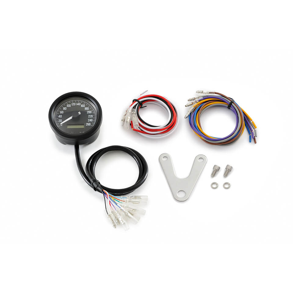 DAYTONA Corp. VELONA 2, Digitaler Tachometer mit Halter, Ø 60 mm 260 km/h Figura 2