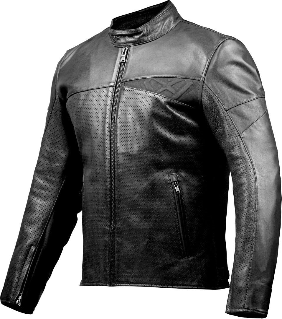 Ixon Cranky Air Perforated Motorcycle Leather Jacket black L Figure 1
