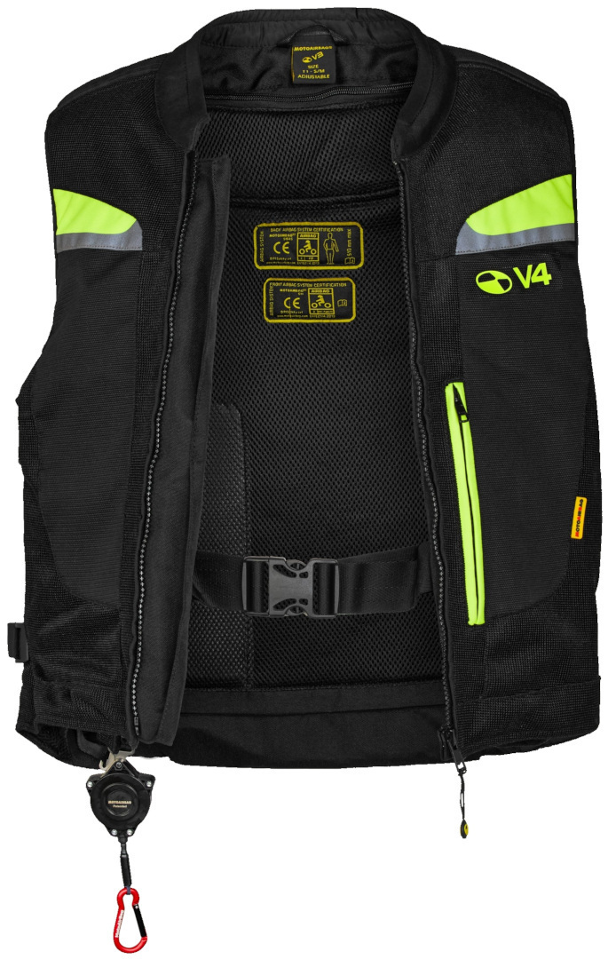 Motoairbag MAB v4 Vestă cu airbag negru L/XL Figura 3