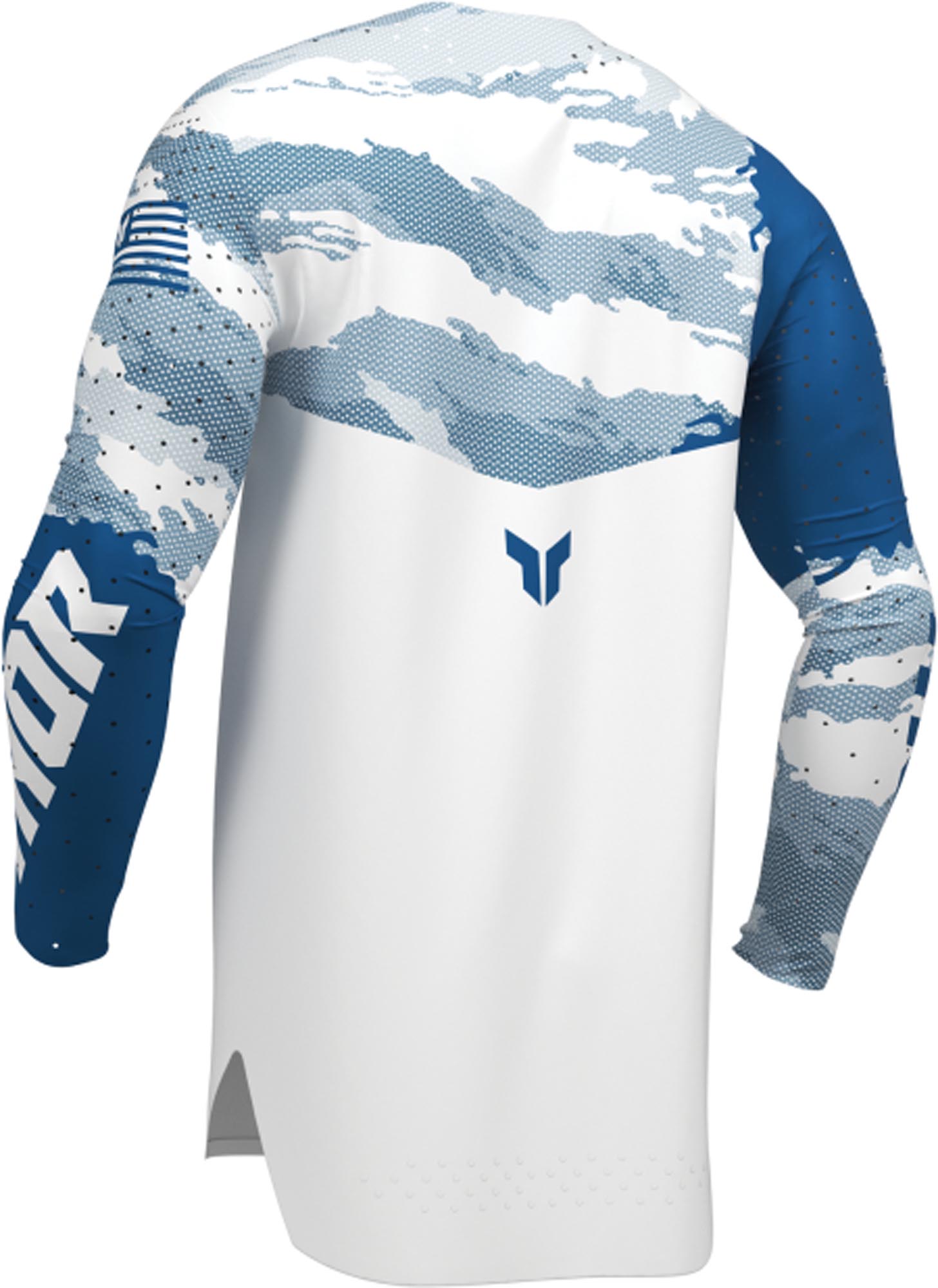 Thor Sportmode Recon Motocross Jersey white/blue M Figure 2
