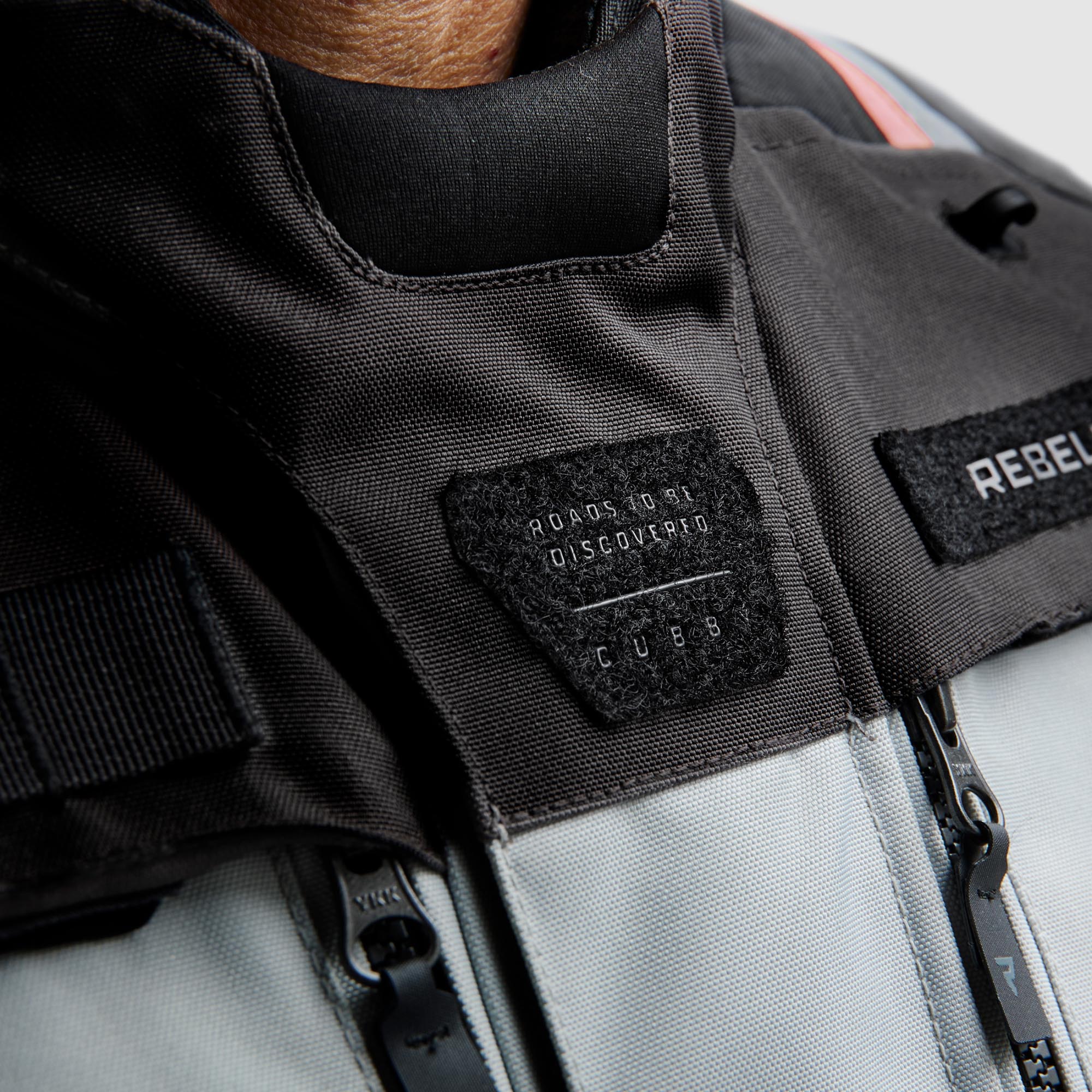 Side view of Rebelhorn Cubby 5 waterproof Motorcycle Textile Jacket