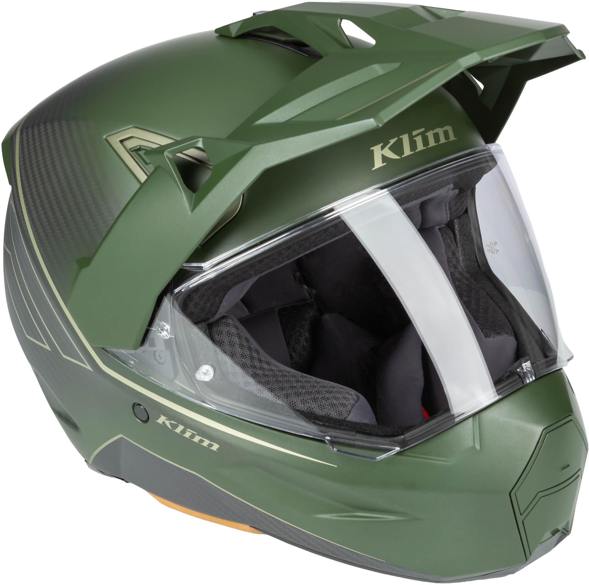 Klim X1 Alpha Graphic Carbon Capacete de Enduro Military Green Matt M (57/58) Figura 3