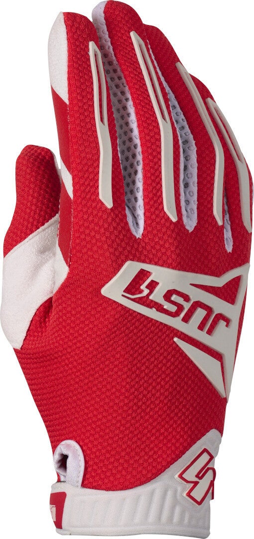 Just1 J-Force 2.0 Motocross handsker rød/hvid L Figur 1