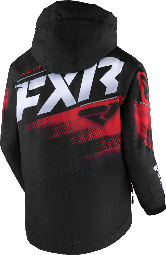 FXR Boost 2023 Youth Snowmobile Jacket black/red 12 Figure 2