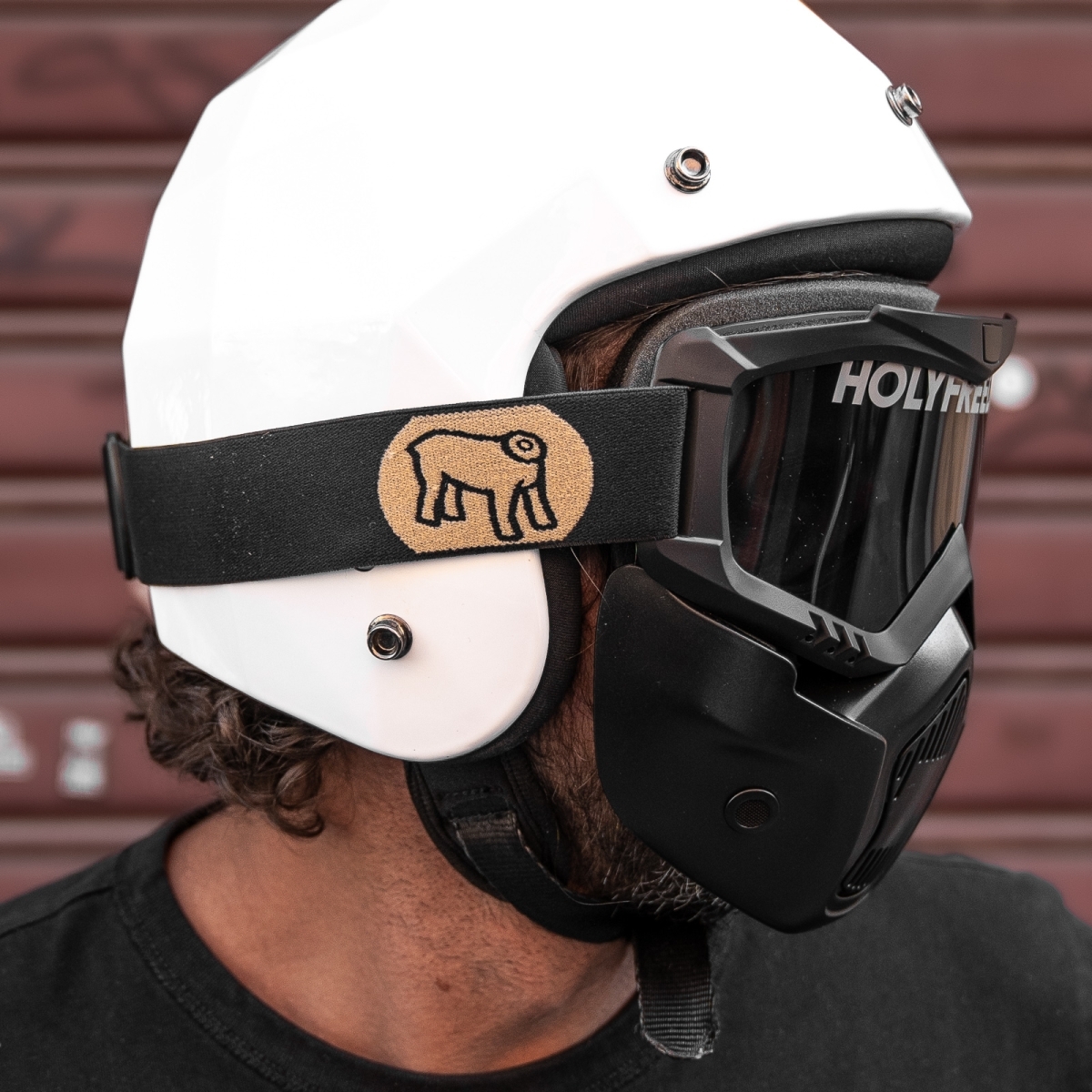 HolyFreedom Fat Rat Ochelari de motocross + Set de măști Figura 6
