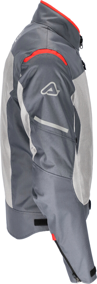 Acerbis On Road Ruby Motorrad Textiljacke grau/rot 3XL Abbildung 3