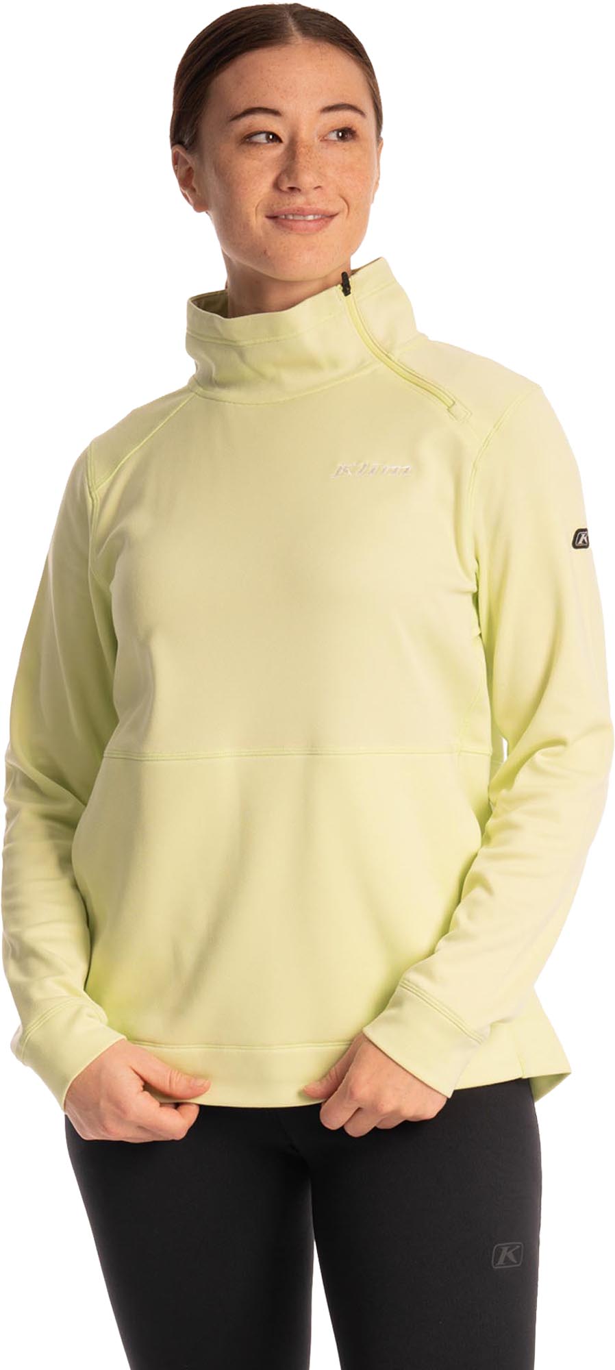 Klim Solitude Asym Pull pour dames jaune XS Figure 2