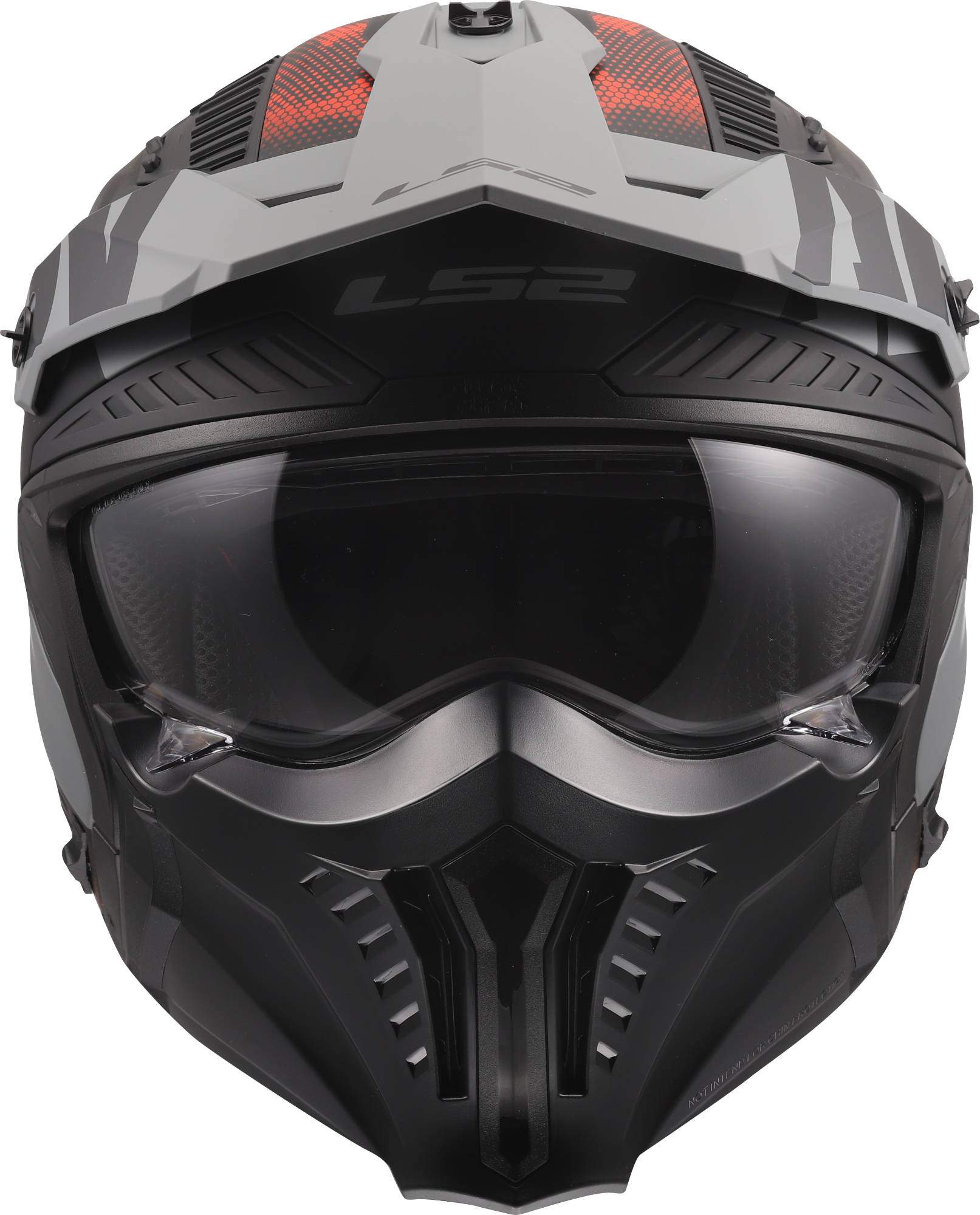 LS2 OF606 Drifter Gas Capacete cinza/vermelho XL (61/62) Figura 6