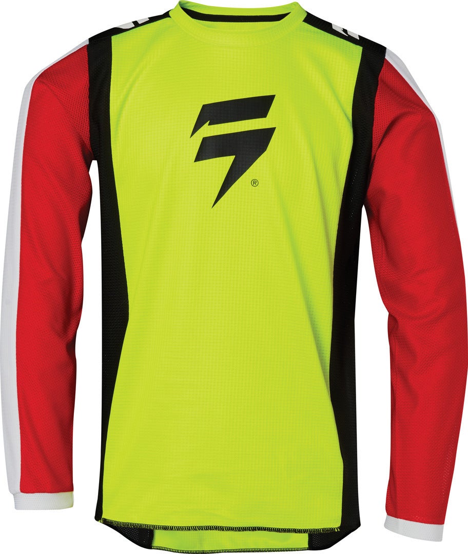 Shift Whit3 Label Race 2 Kids motocross Jersey amarelo/vermelho S Figura 1