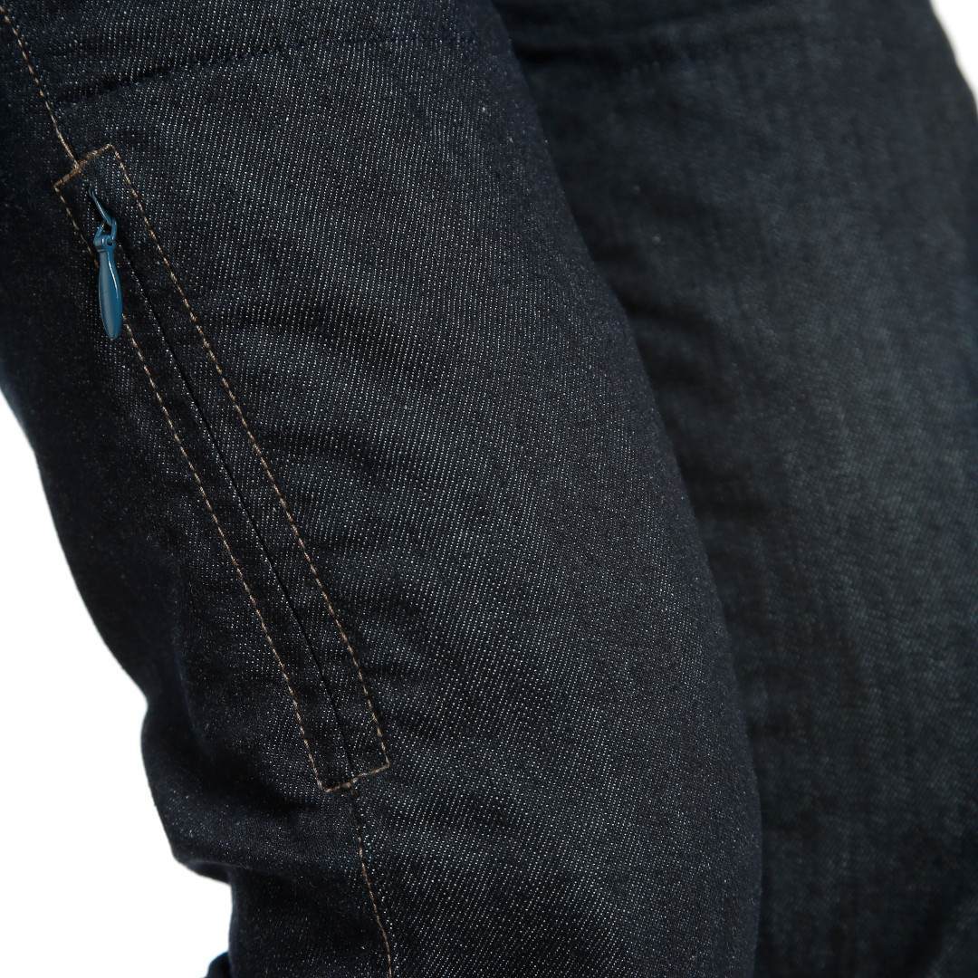Dainese Denim Slim Damen Motorrad Textilhose dunkelblau 32 Abbildung 3