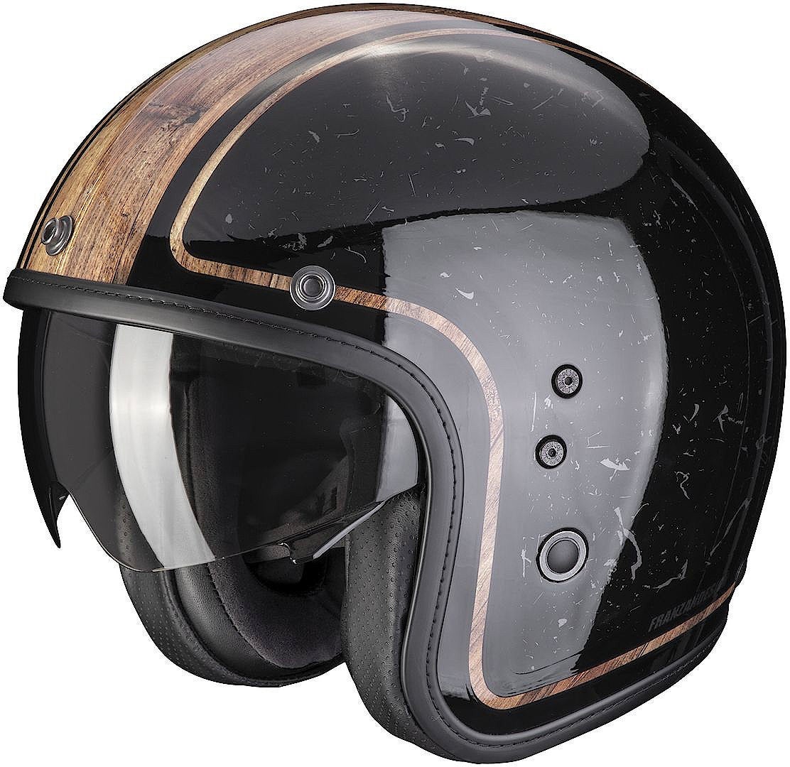 Scorpion Belfast Evo Retrol Jet Helmet black/brown M (57/58) Figure 1