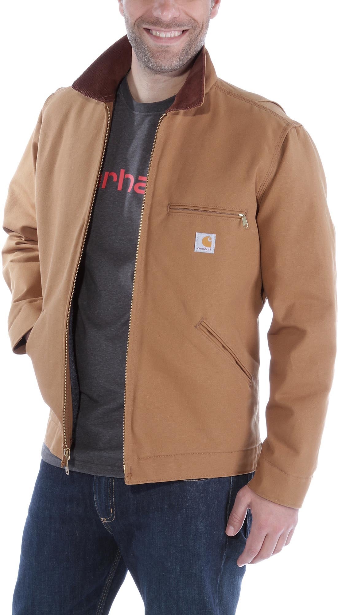Carhartt Duck Detroit Jaqueta marrom XL Figura 3