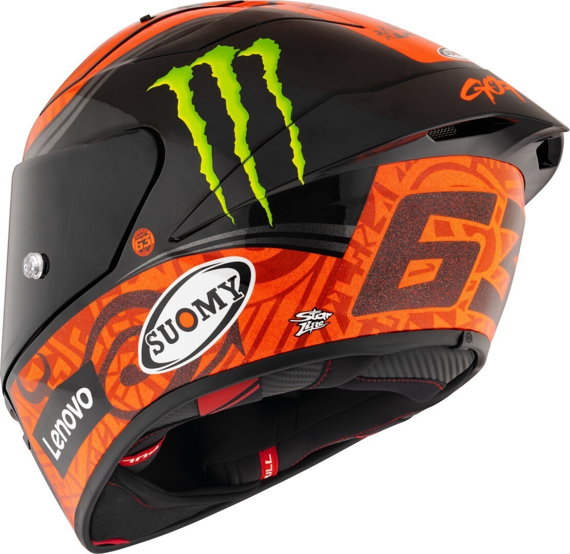 Suomy S1-XR GP Bagnaia Monster Replica Hjälm XL (61/62) Figur 7