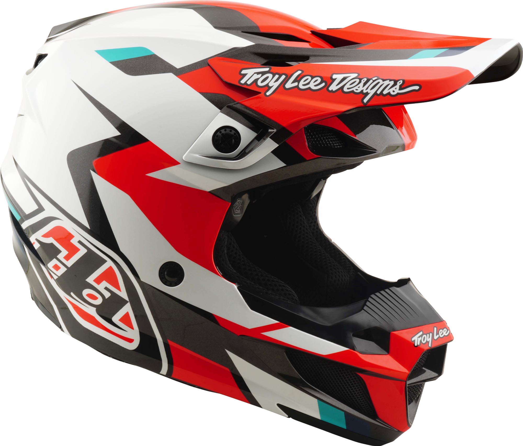 Troy Lee Designs SE5 Polycarbonate MIPS Roamer Motocross Helmet red/white XXL (62/63) Figure 2