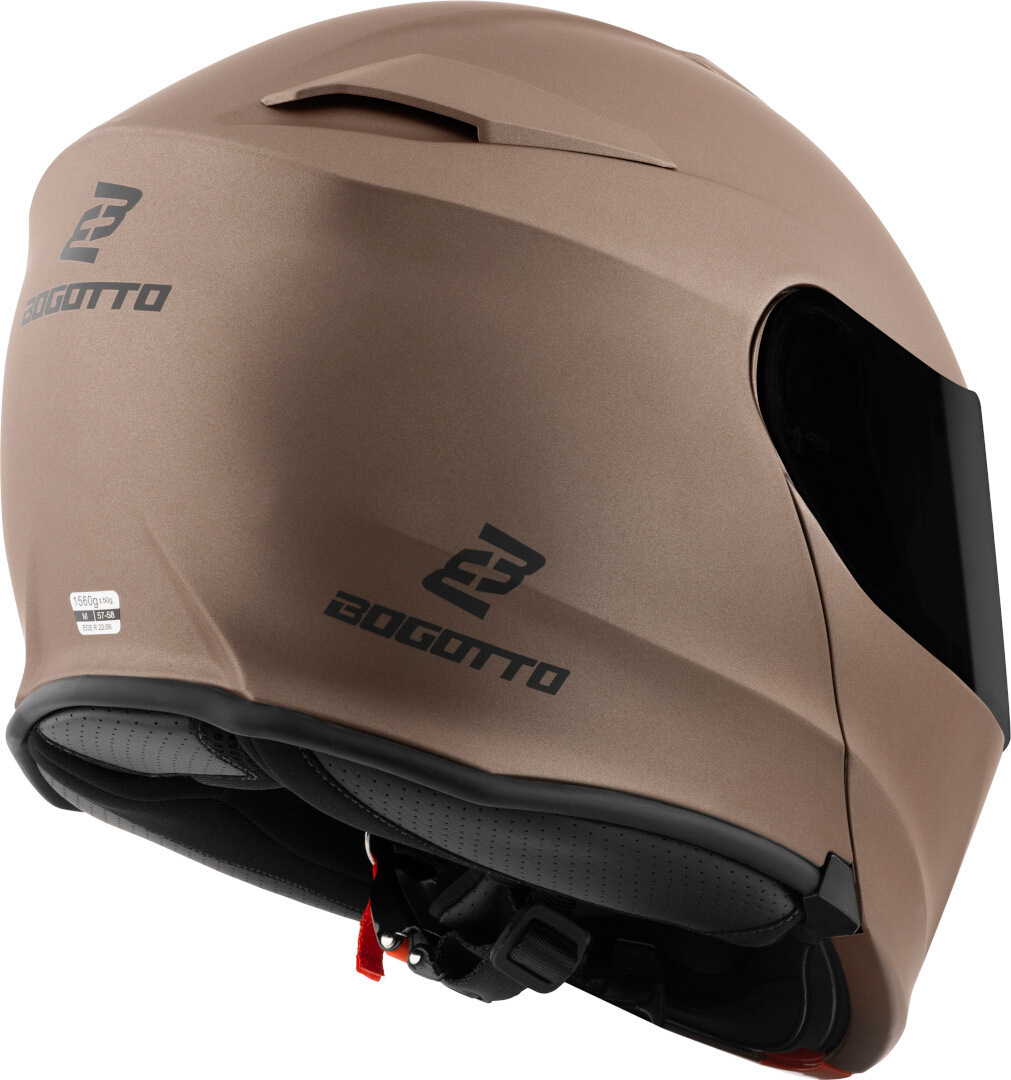 Bogotto H271 BT Bluetooth Casco Marrone opaco S Figura 4