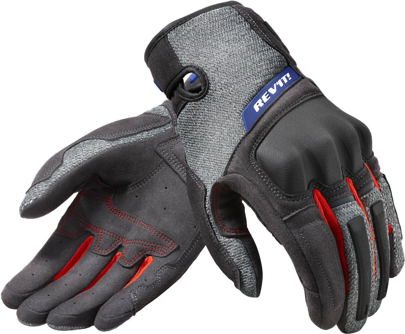Revit Volcano Motorradhandschuhe schwarz/grau M Abbildung 1