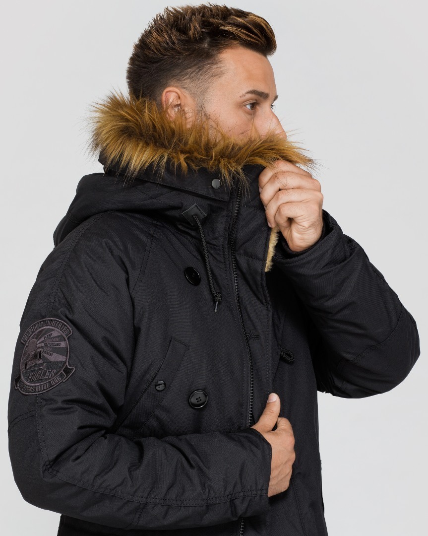 Alpha Industries Explorer Jacke schwarz L Abbildung 2