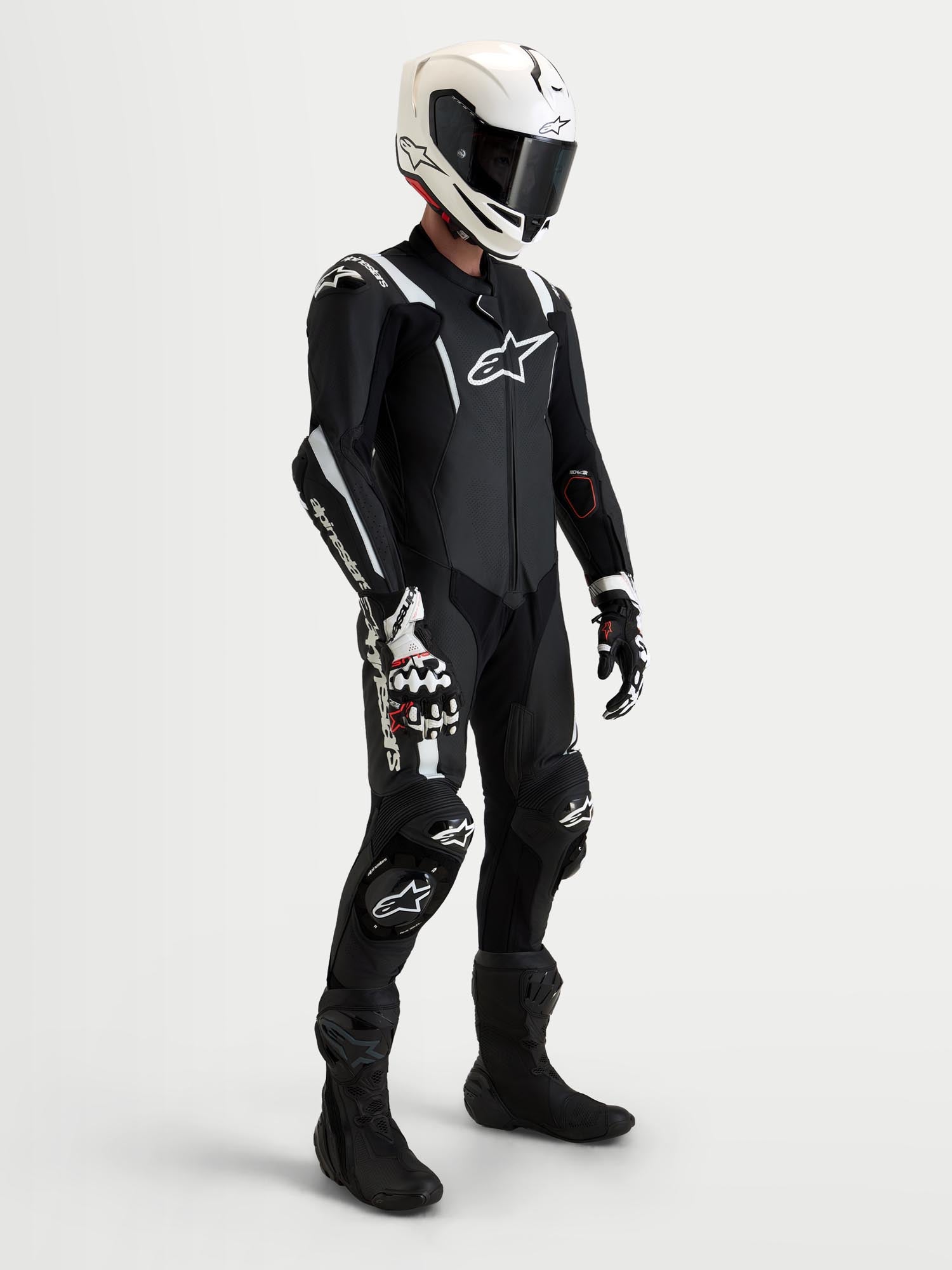 Alpinestars Missile V3 1-Piece Motorcycle Leather Suit black/white 50 Figure 10