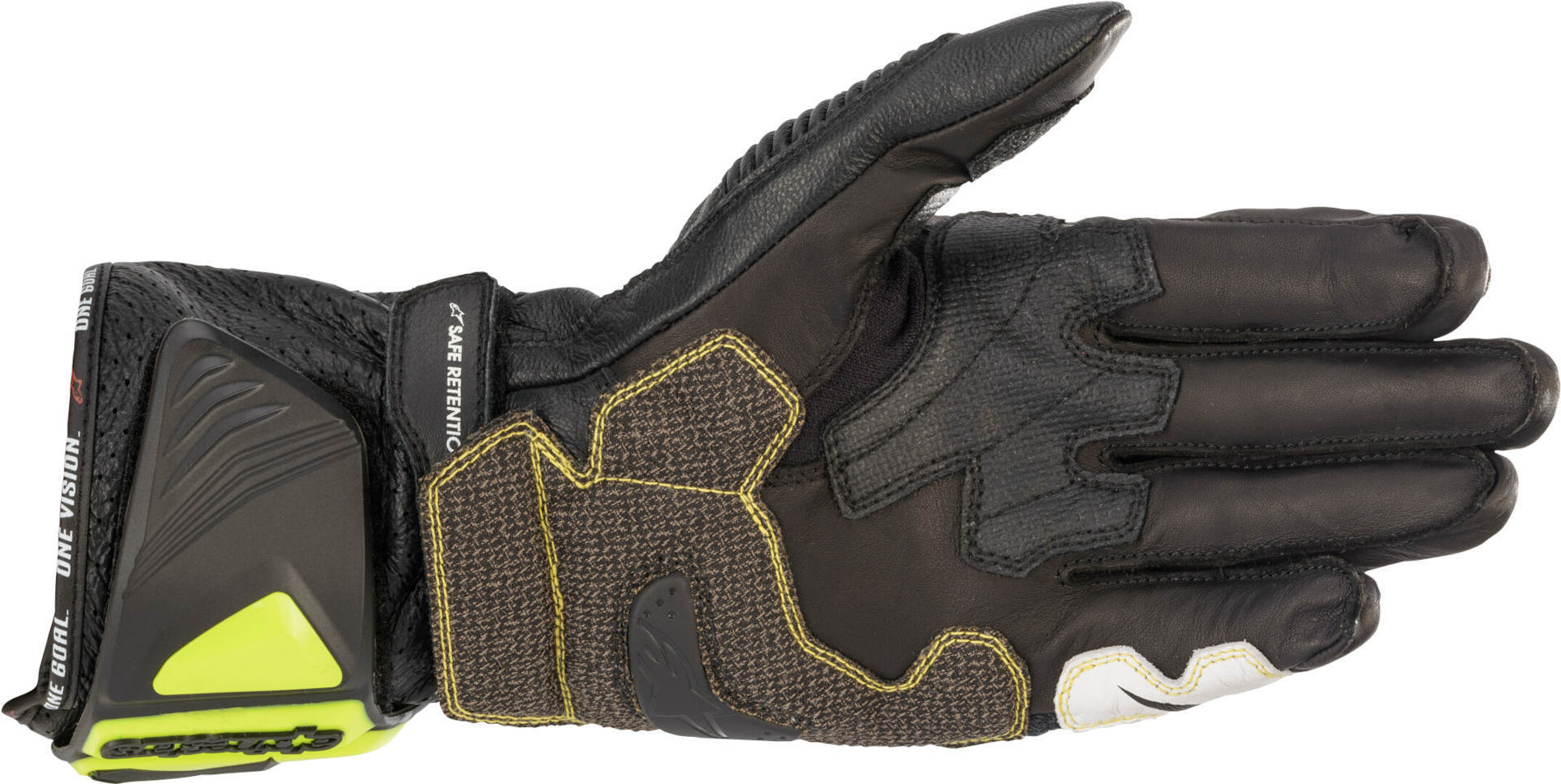 Alpinestars GP Tech V2 Motorrad Handschuh schwarz/gelb M Abbildung 2