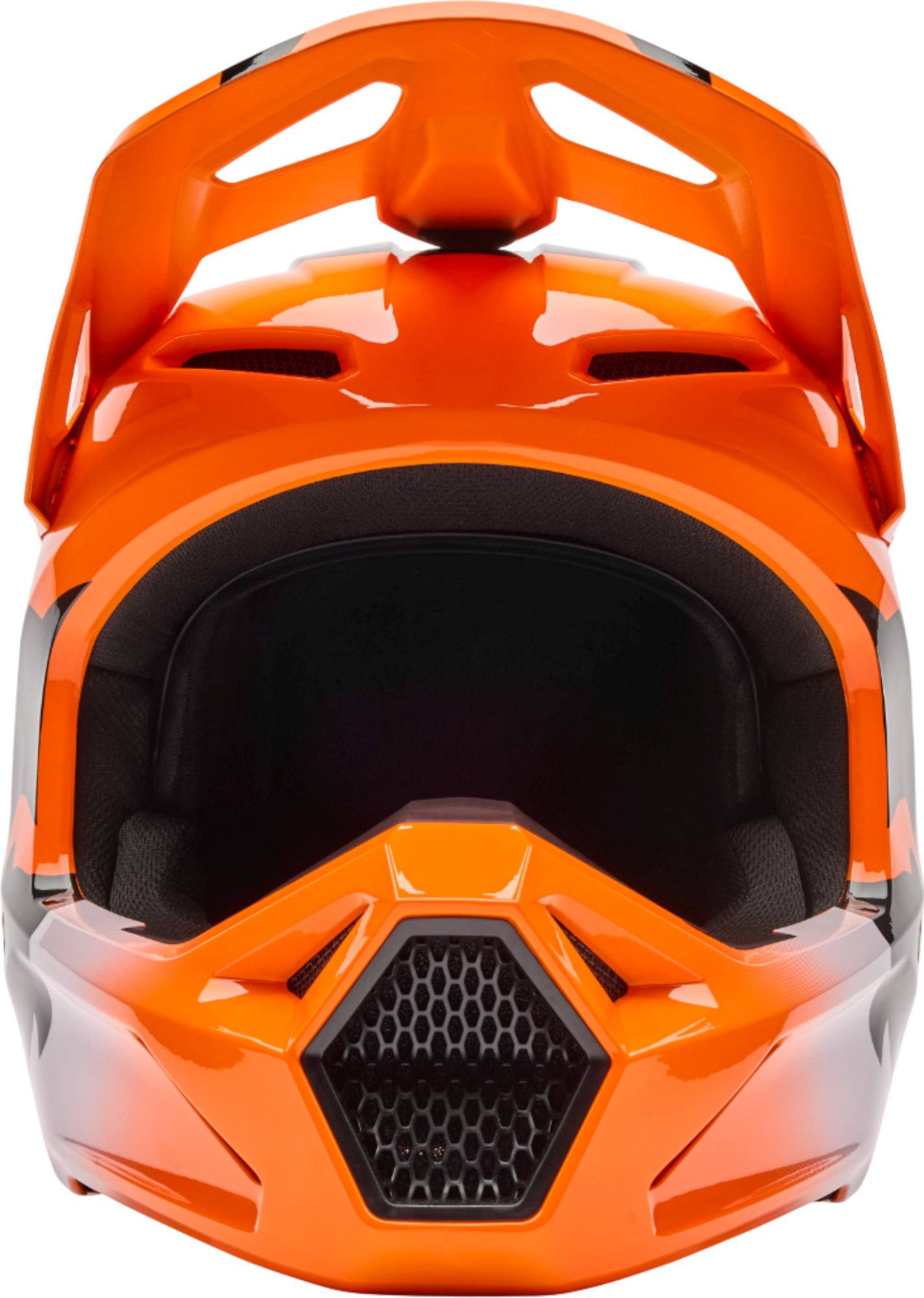 FOX V1 Shield Motocross Helm orange M (57/58) Abbildung 3