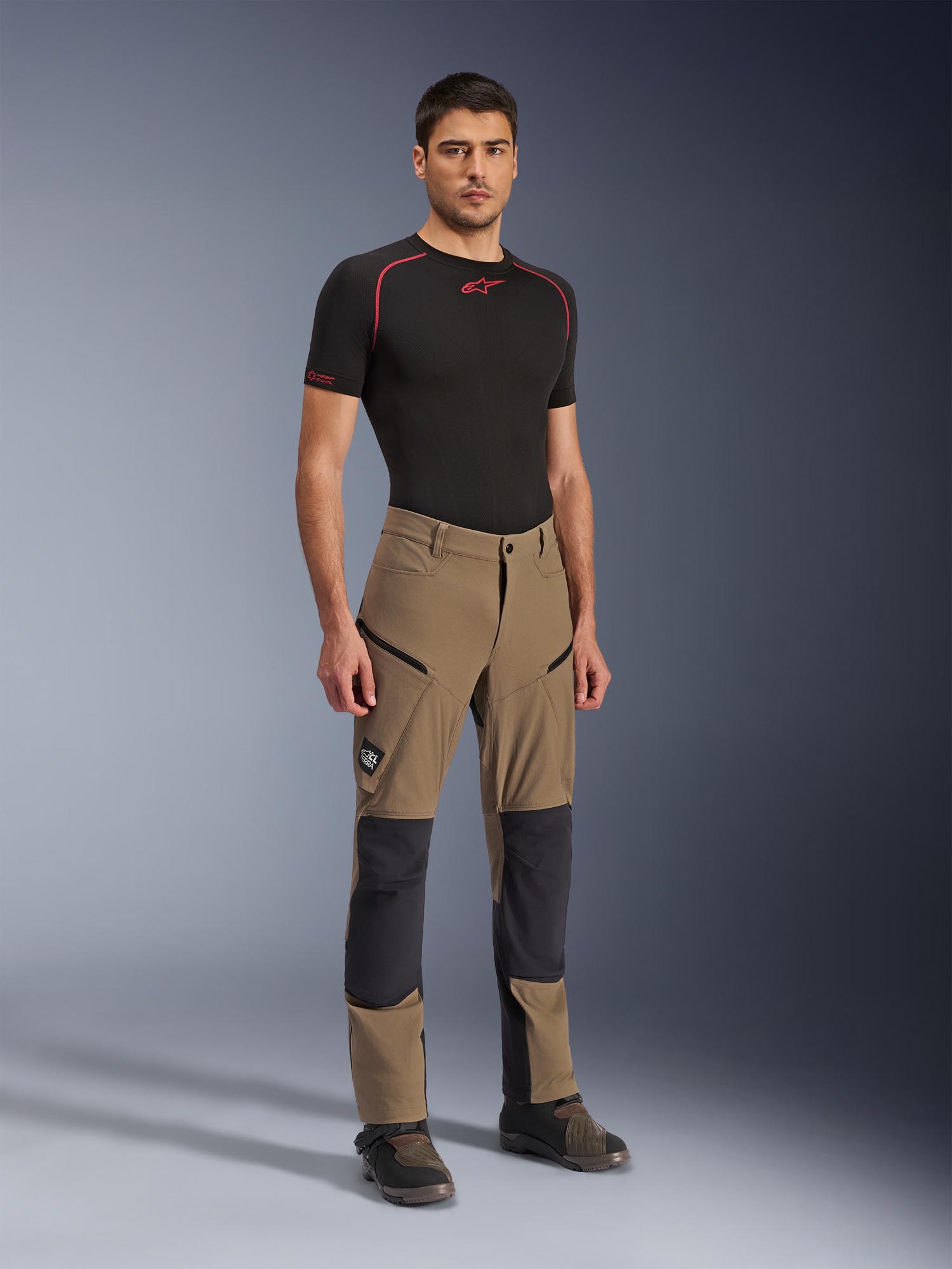 Alpinestars Flex-AST Explorer Motorcycle Textile Pants brown/black 3XL Figure 8