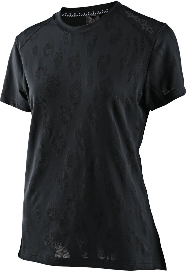 Troy Lee Designs Lilium Jacquard Maillot de vélo pour dames à manches courtes noir S Figure 1
