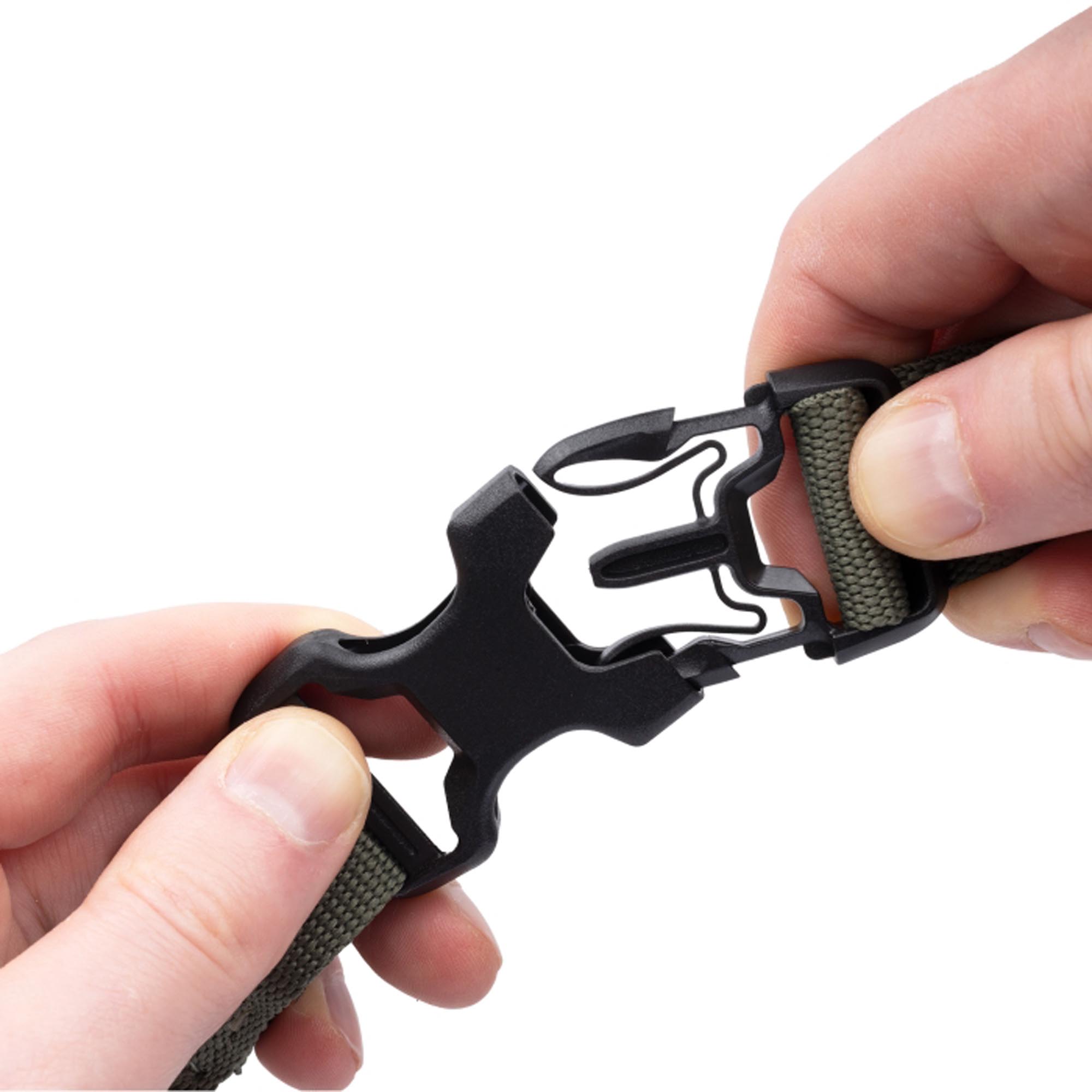 Oxford Atlas B-Clip 26mm Sangles de fixation Vert 120 cm Figure 2