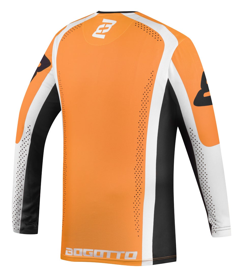 Bogotto Ares-MTN Motocross trøje sort/orange/hvid S Figur 2