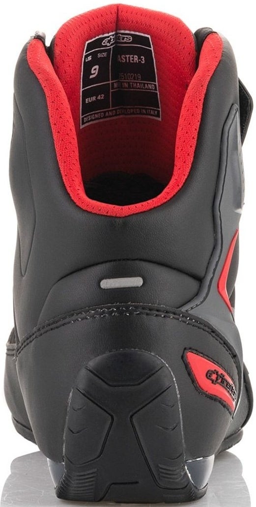 Alpinestars Faster-3 DryStar Motorcykel sko sort/grå/rød 9 (42) Figur 4