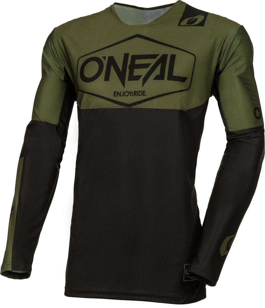Oneal Mayhem Hexx Motocross trøje Sort/oliven M Figur 1