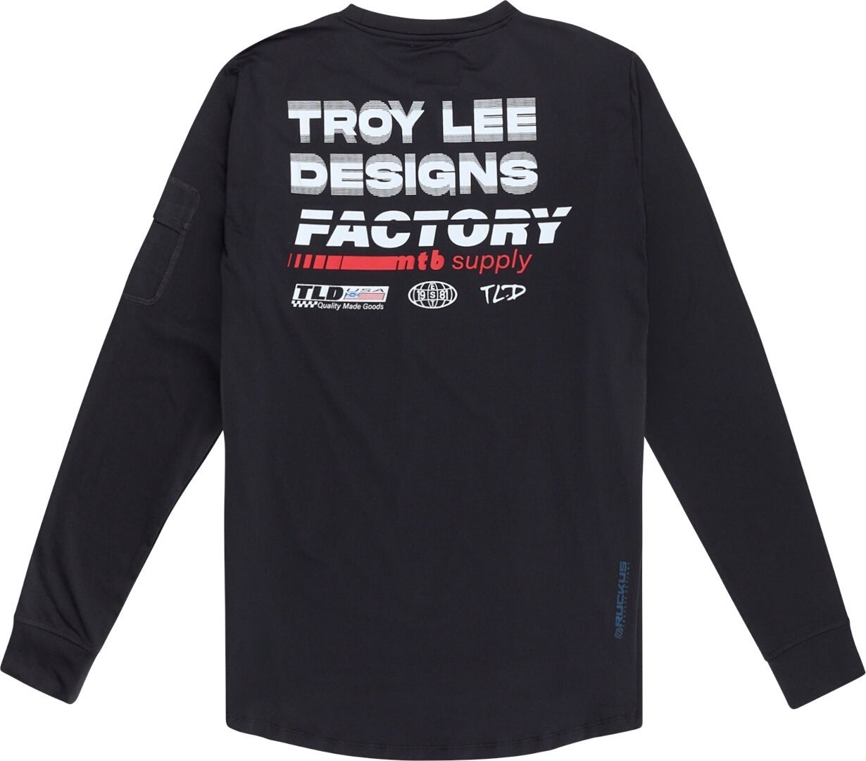 Troy Lee Designs Ruckus Factory Ride Manches longues noir/carbone M Figure 5