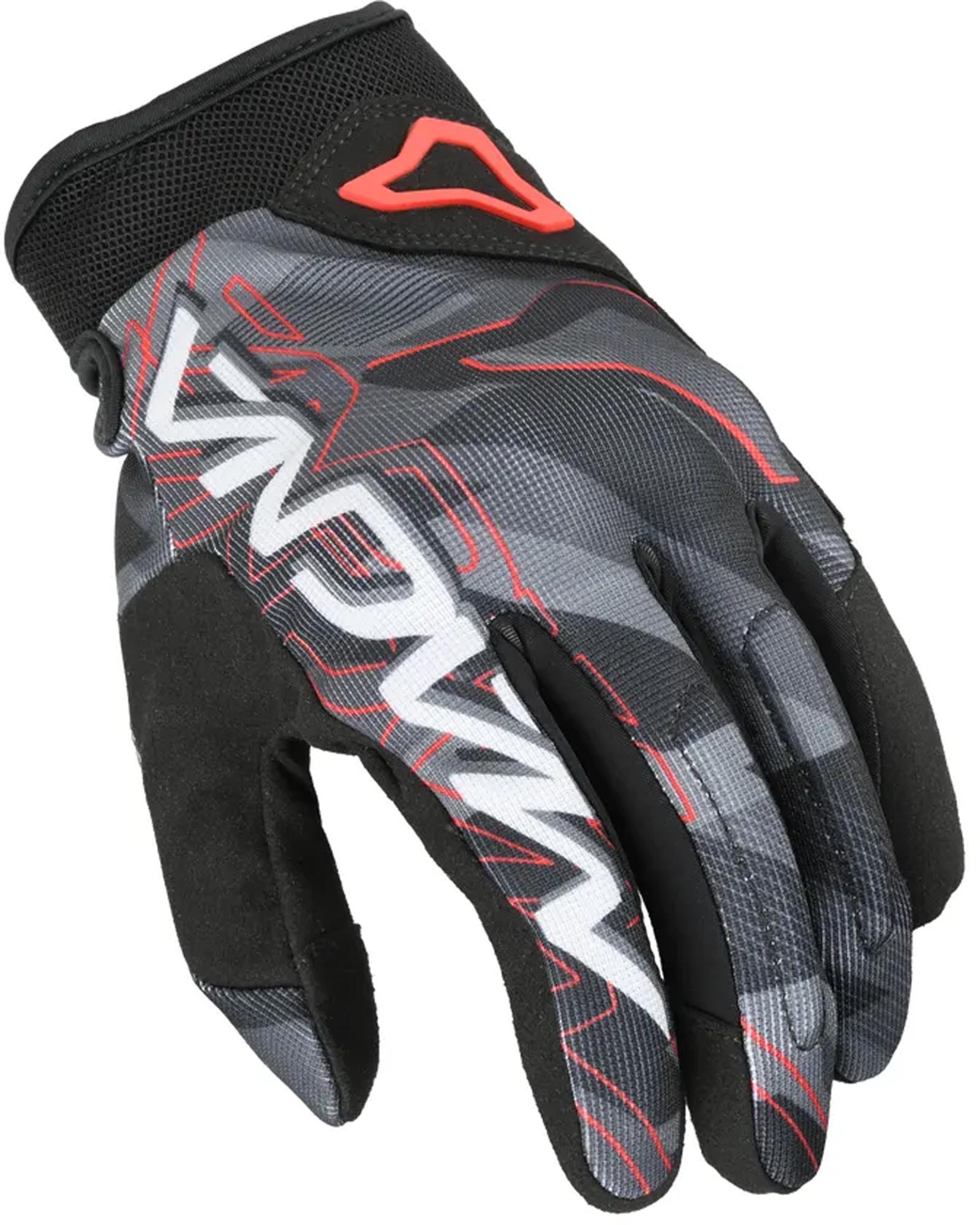 Macna Decode Motorcycle Gloves black/red/white XL Figure 1