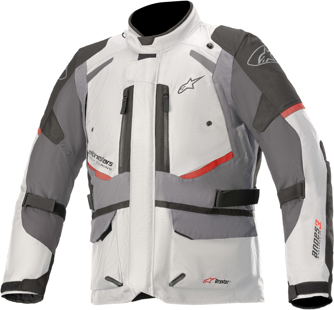 Alpinestars Andes V3 Drystar Motorcycle Textile Jacket white/black/grey M Figure 1