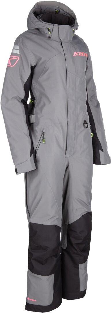 Klim Vailside Damer ett stykke snøscooterdrakt grå/rosa Short L Figur 3