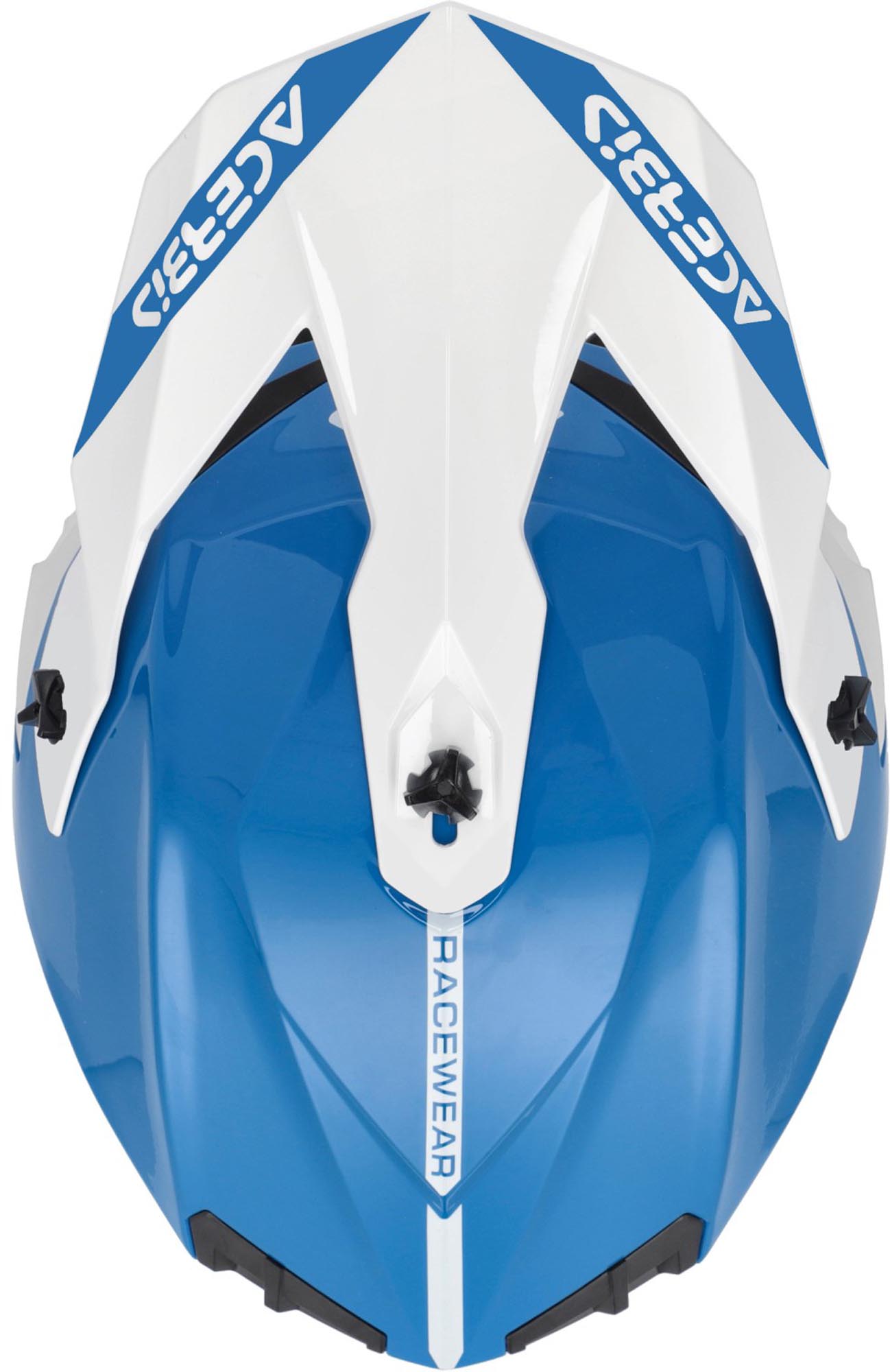 Acerbis Linear Solid Casco de motocross azul/blanco XXL (63/64) Figura 5