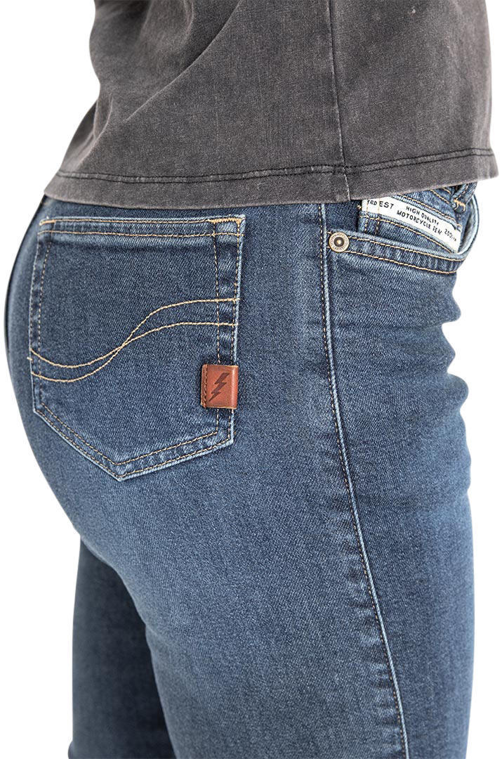 John Doe Jane High Mono XTM Jeans moto donna Indaco 32/30 Figura 14